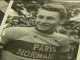 Rouen: exposition sur Jacques Anquetil place du Vieux Marché