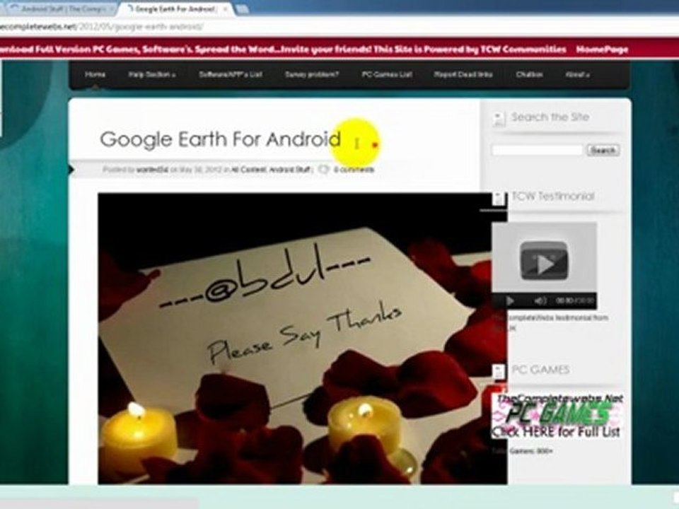 Download Google Earth For Android Full Version Free