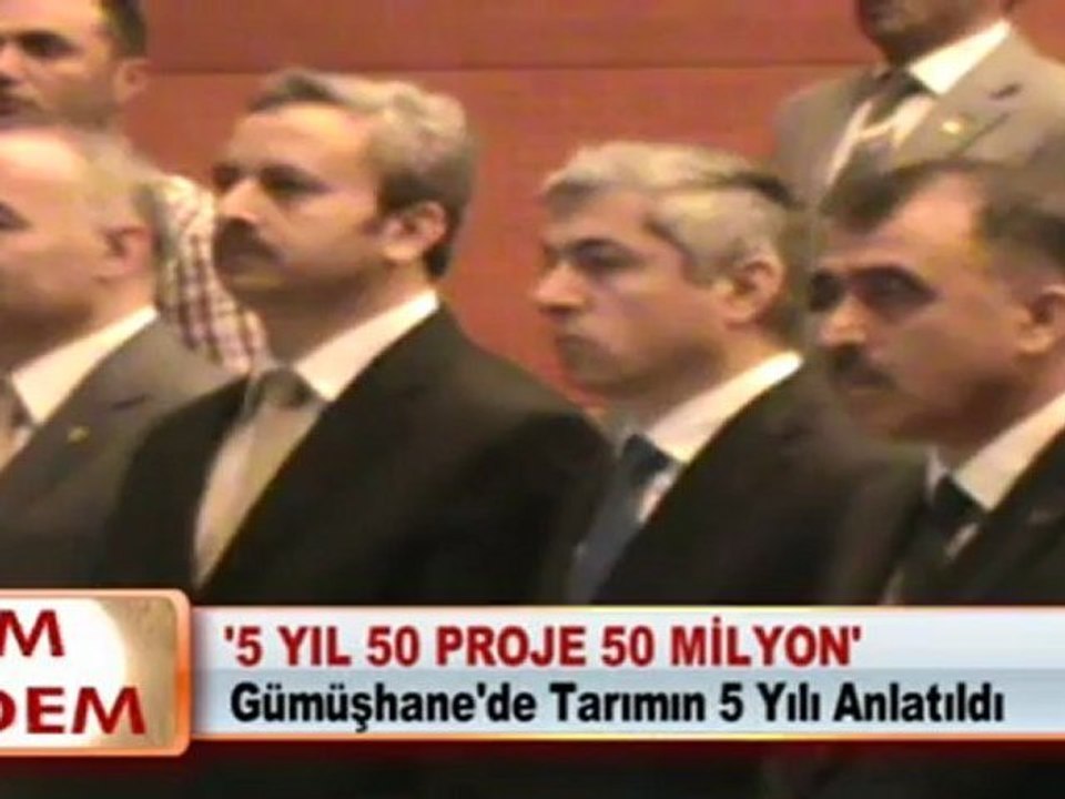 GÜMÜŞHANE'DE  TARIMIN 5 YILI ANLATILDI