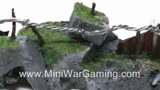 Making Barbed Wire for Warhammer Terrain from MiniWarGaming