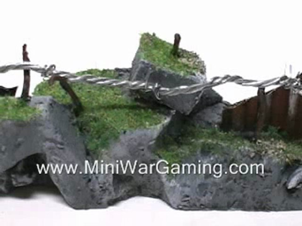 Making Barbed Wire for Warhammer Terrain from MiniWarGaming
