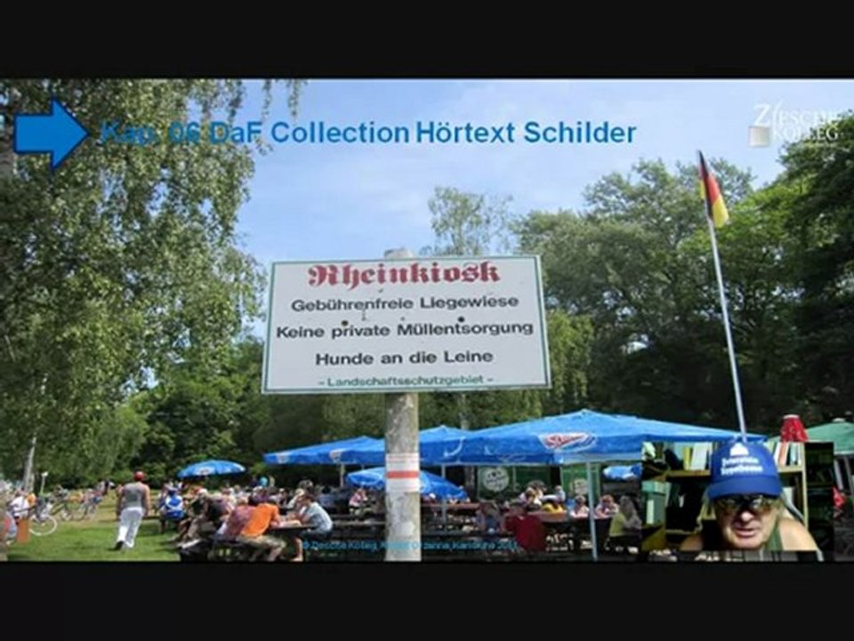 Kap. 06 DaF Collektion  Hörtext Thema Schilder