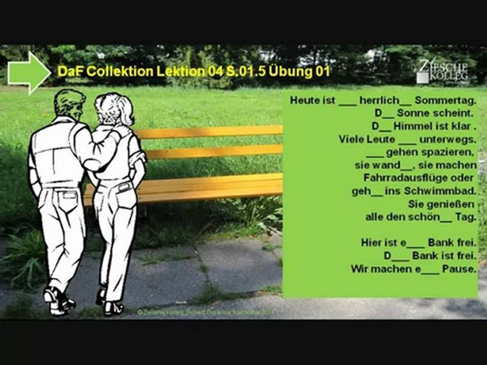 Daf Collektion Kap.01 Lektion 04 Wetter Übung 01