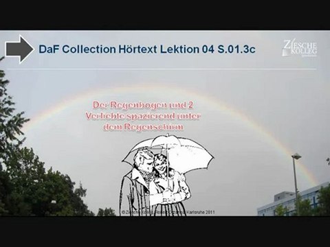 DaF Collektion Kap.01 Lektion 04 Hörtext Wetter S 01.3c Regenbogen