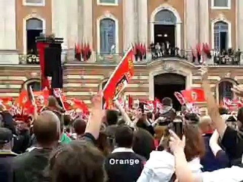 bouclier de brennus 2012 sur la place du capitole