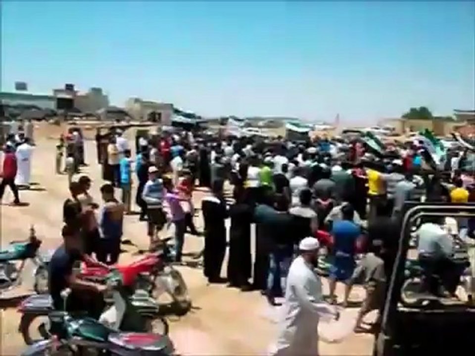 Syria فري برس حماه المحتلة مظاهرة رائعة لاحرار جبل شحشبو والتوبة 13 6 2012 Hama