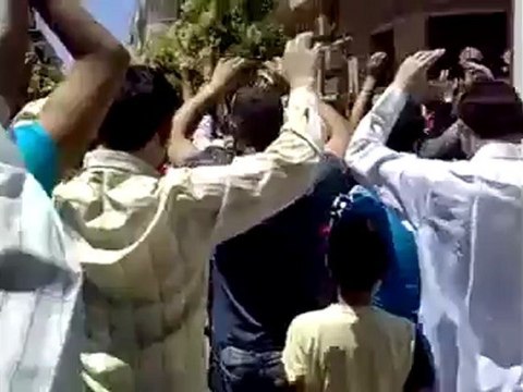 Syria فري برس حماة المحتلة صباحية ابطال حي البياض 11 6 2012 ج 1 Hama