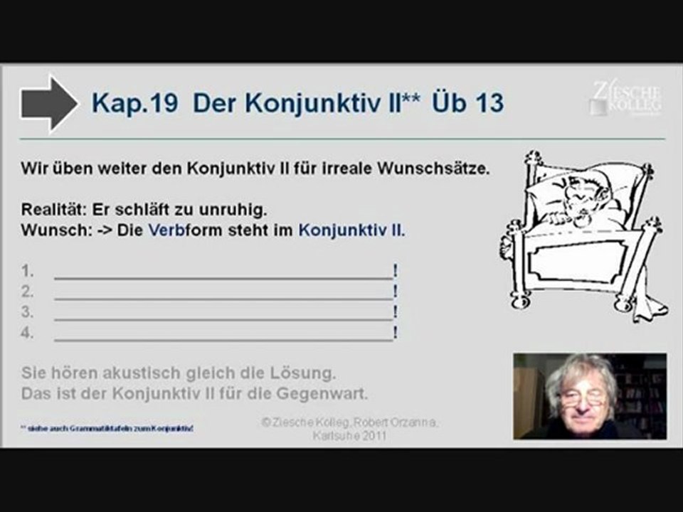 Kap. 19 Kurs A2-B1 Konjunktiv II irreale Wunschsätze Üb 13