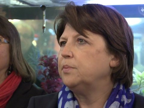 Martine Aubry et Charlotte Brun à Montmorency