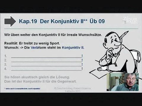 Kap. 19 Kurs A2-B1 Konjunktiv II irreale Wunschsätze Üb 09