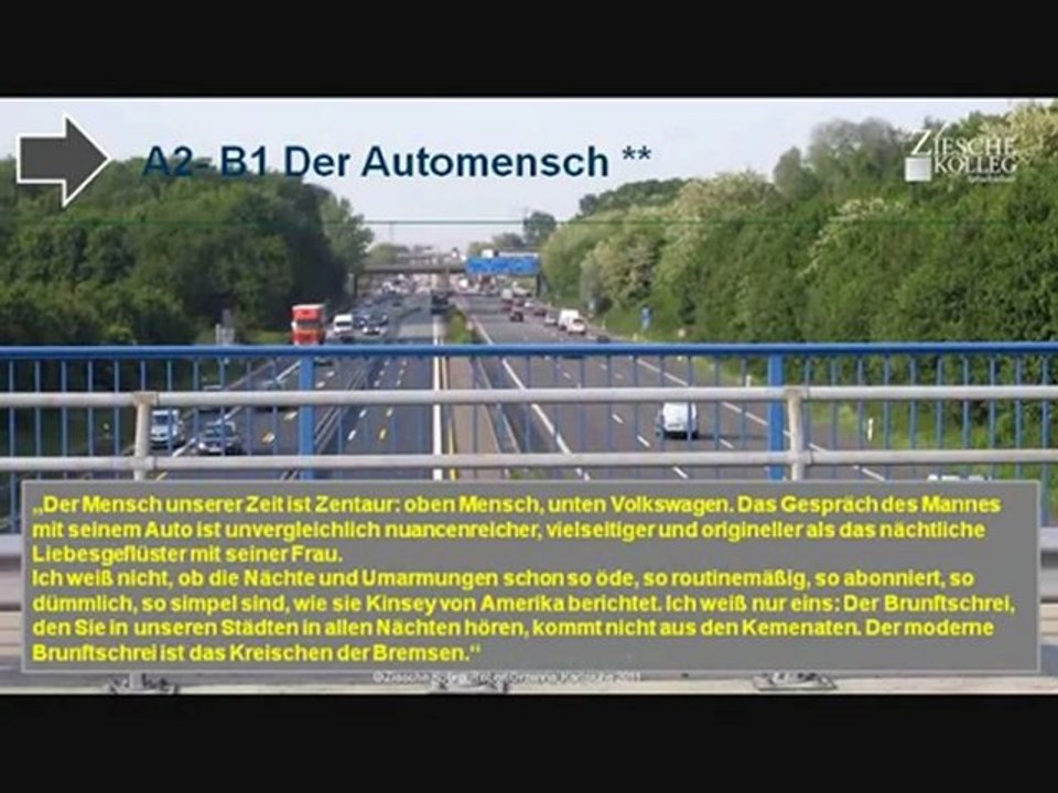 A2-B1 Lesetext Der Automensch