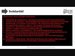 A2 Solidarität Wortschatz und Strukturen