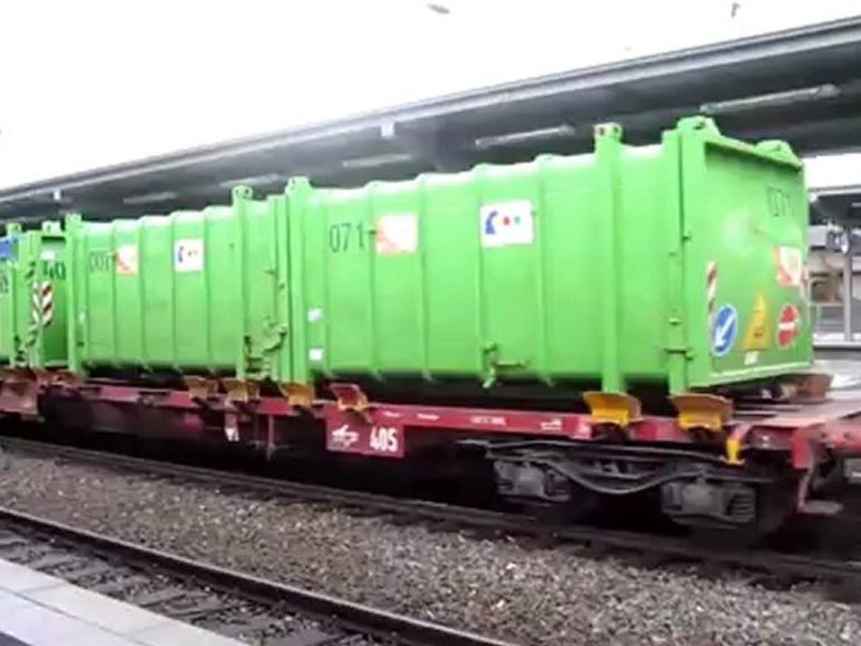 BioMülltransport Nicht Castor oder Atommüll Bf Bruchsal