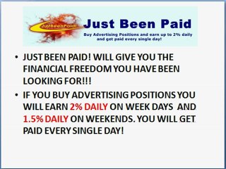 Just Been Paid, Get Paid Every Day