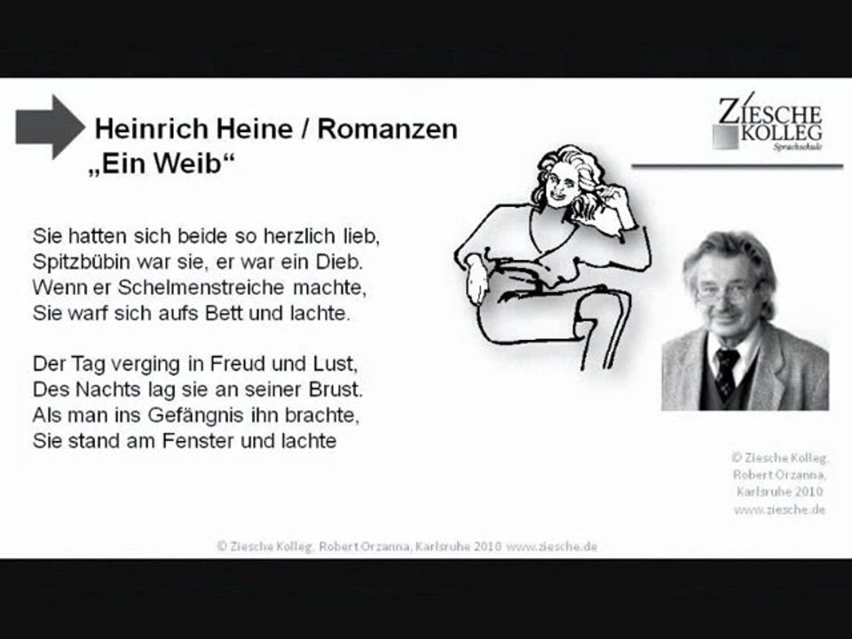 C1-C2 Literatur Lyrik Heine Ein Weib S.01