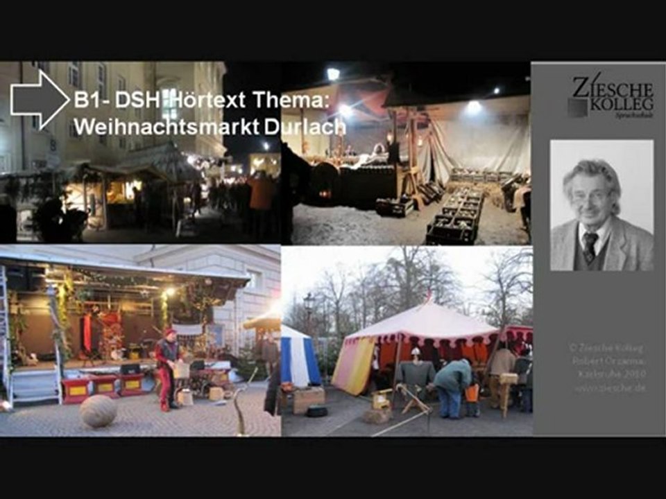 B1-DSH Hörtext Mittelalterlicher Weihnachtsmarkt S.01