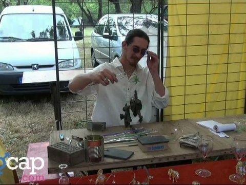 Fête des Terroirs à Agde (34300) le 9 Juin 2012 - Souffleur de Verre