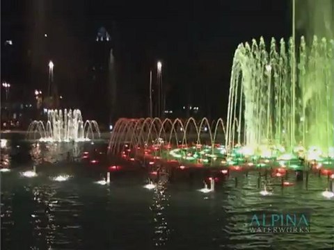 Семь Красавиц 001. Музыкальный фонтан в Баку