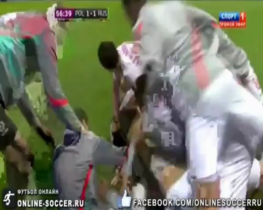 EURO 2012 POLOGNE-RUSSIE (1-1)