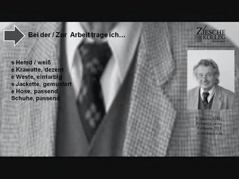 E1-A1.1 Einführungskurs Arbeit Kleidung tragen S.01