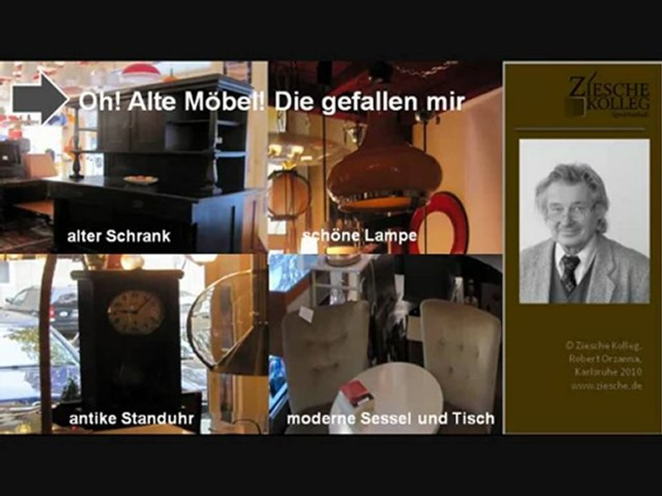 E1 Einführungskurs Alte Möbel gefallen mir 01