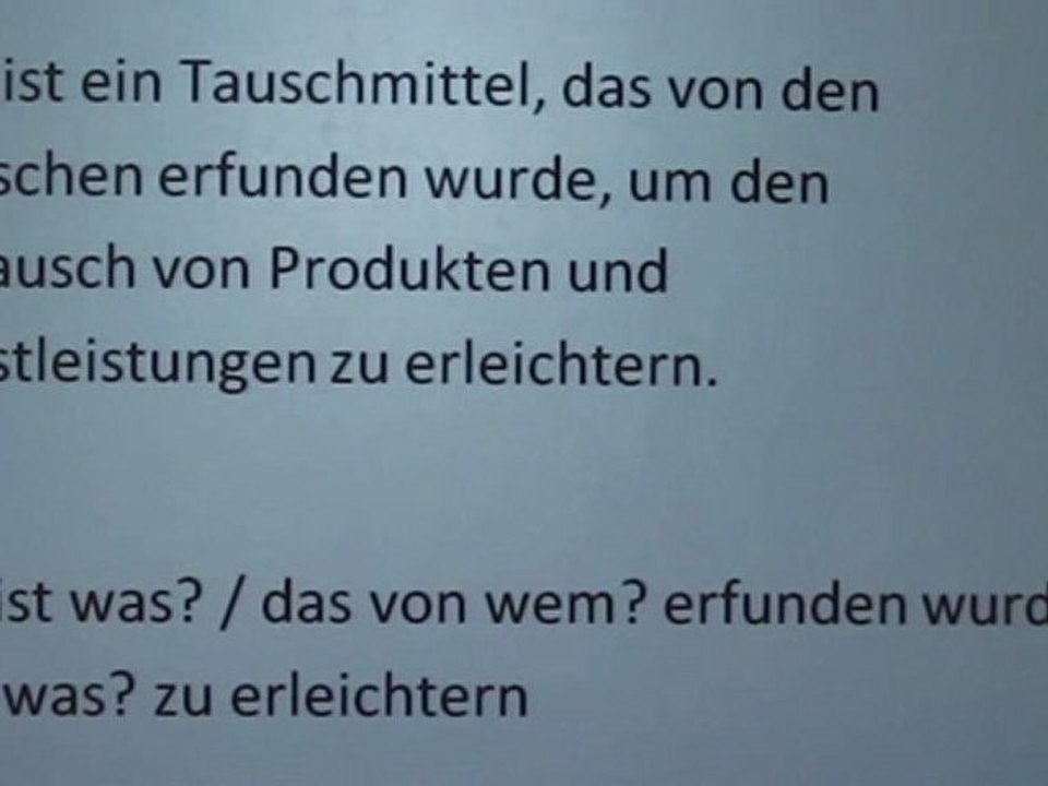 Liveausschnitt aus unterricht b2-dsh