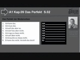 A1 Kap.09 das Perfekt S.02 Modalverben