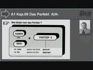 A1 Kap.09 Grammatik-Tafel Das Perfekt A1.1
