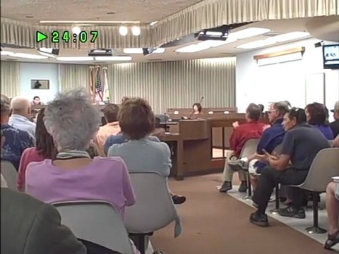 Tuesday, June 12, 2012 City Council Meeting To Pass The Amendment to the Constitution Which States That Corporations Do Not Have The Same Freedoms As Individual Civilians. Tucson, United States of America