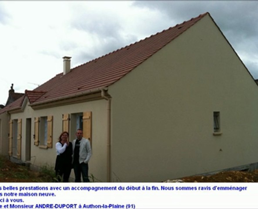 Avis client - Les Maisons d'Aujourd'hui - Constructeur de maison Essonne 91