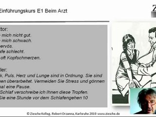 E 1 Einführungskurs Basics Beim Arzt