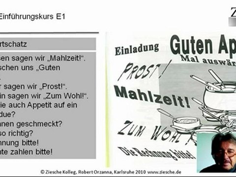 E1 Einführungskurs Guten Appetit!