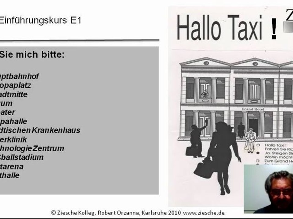 E1 Einführungskurs Basics Hallo Taxi!