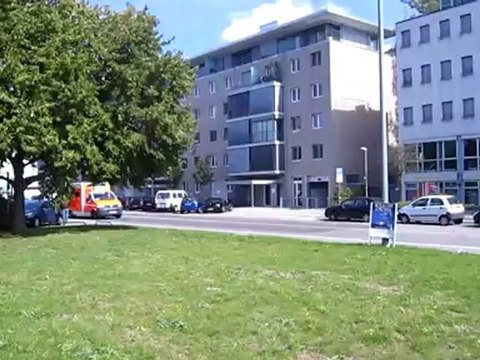 A1 Textproduktion A1 Rettungswagen Einsatz am Albtalbahnhof