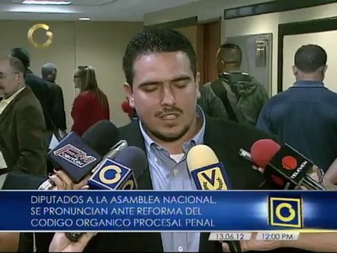 Diputados de la AN se pronuncian ante la reforma del COPP