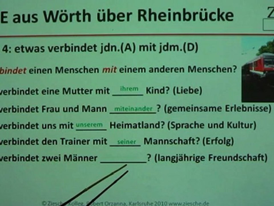 A1 Hörtext-Lesetext A1 Mit RE über Rheinbrücke Übung 02-04