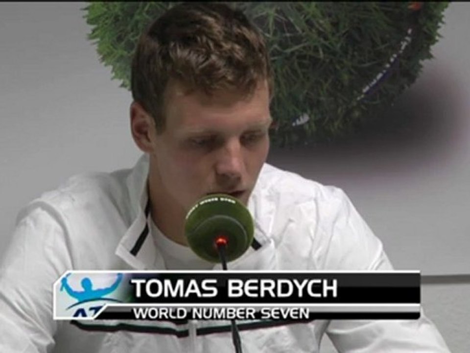 Thomas Berdych locker in der nächsten Runde