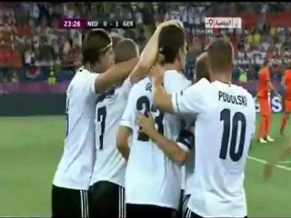 الهدف الاول لالمانيا أمام هولندا