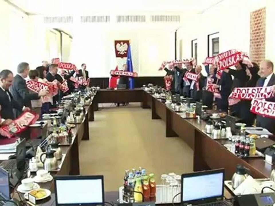 Donald Tusk zamyka posiedzenie rządu 12.06.2012