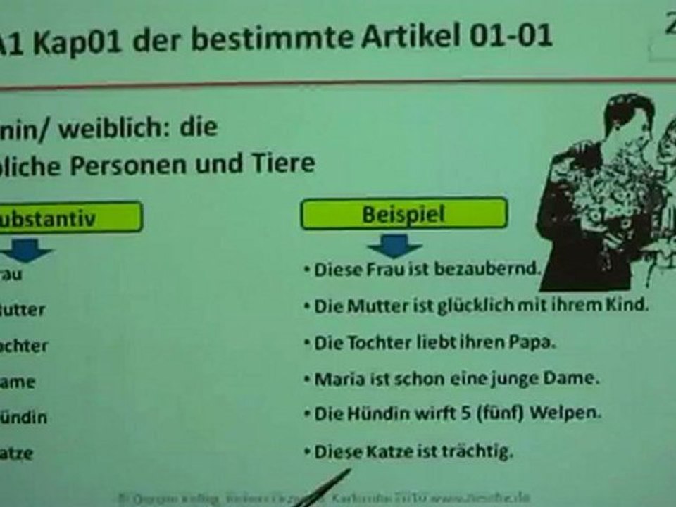 A1.2 Geschlecht der Substantive feminin01-01