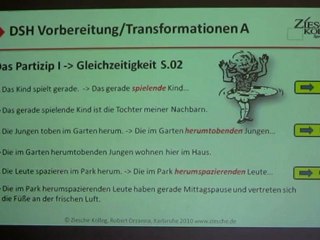 DSH Vorbereitung Kap.21 Partizip I A-01-05