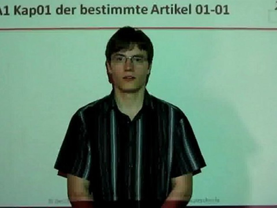 A1.2 Geschlecht der Substantive01-01 maskulin