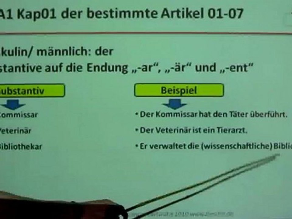 A1.2 geschlecht der substantive01-07maskulin -ar, -är, -ent