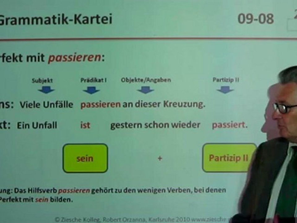 A1-Kap09 Grammatik Perfekt-08 passieren