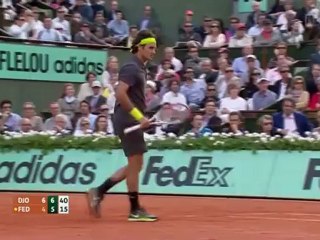 Djokovic vs Federer - Roland Garros 2012 Highlights [HD]