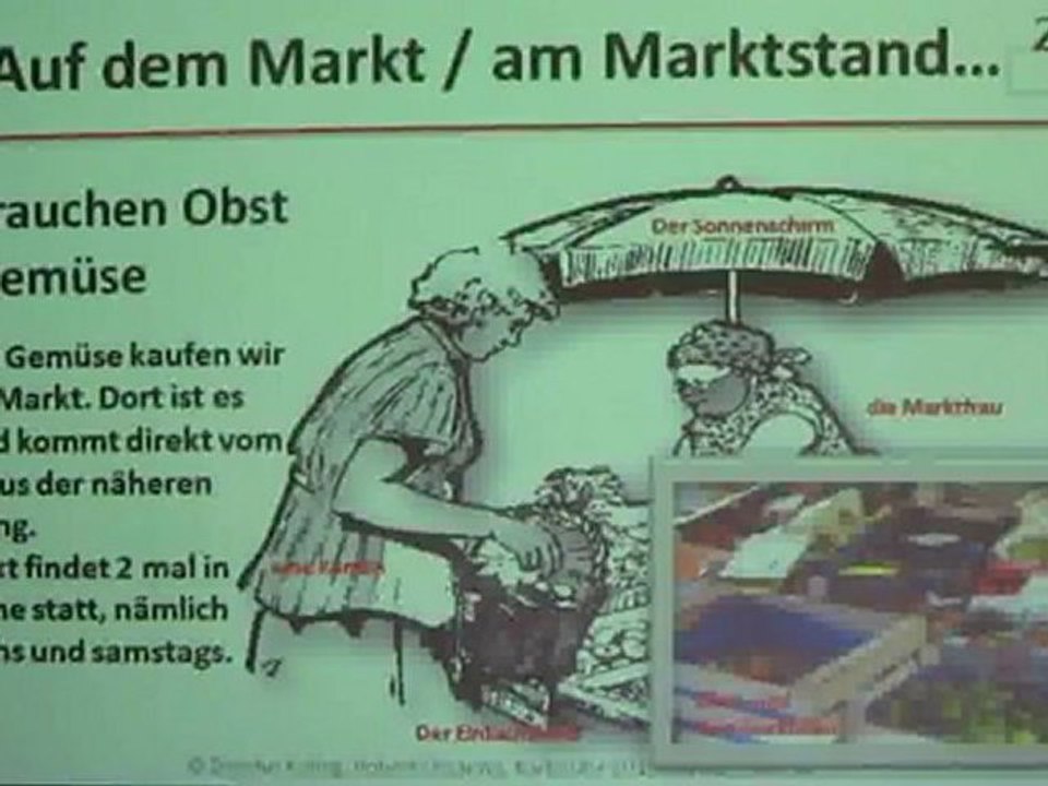 Deutsch lernen A1 Kap03 Auf dem Markt