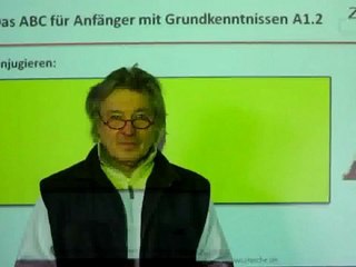 Das ABC Am Anfang ist das A Konjugation