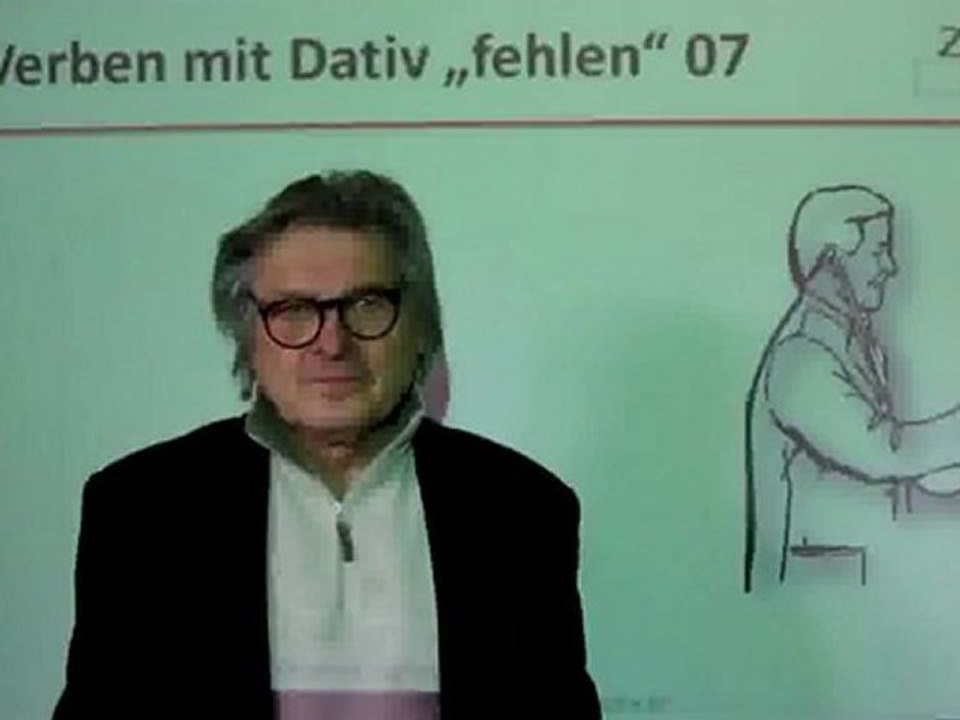 Deutsch lernen A1 Verben mit Dativ "fehlen"
