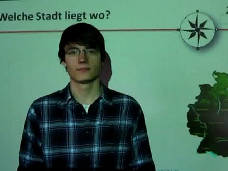 Deutsch lernen A1 Welche Stadt liegt wo?