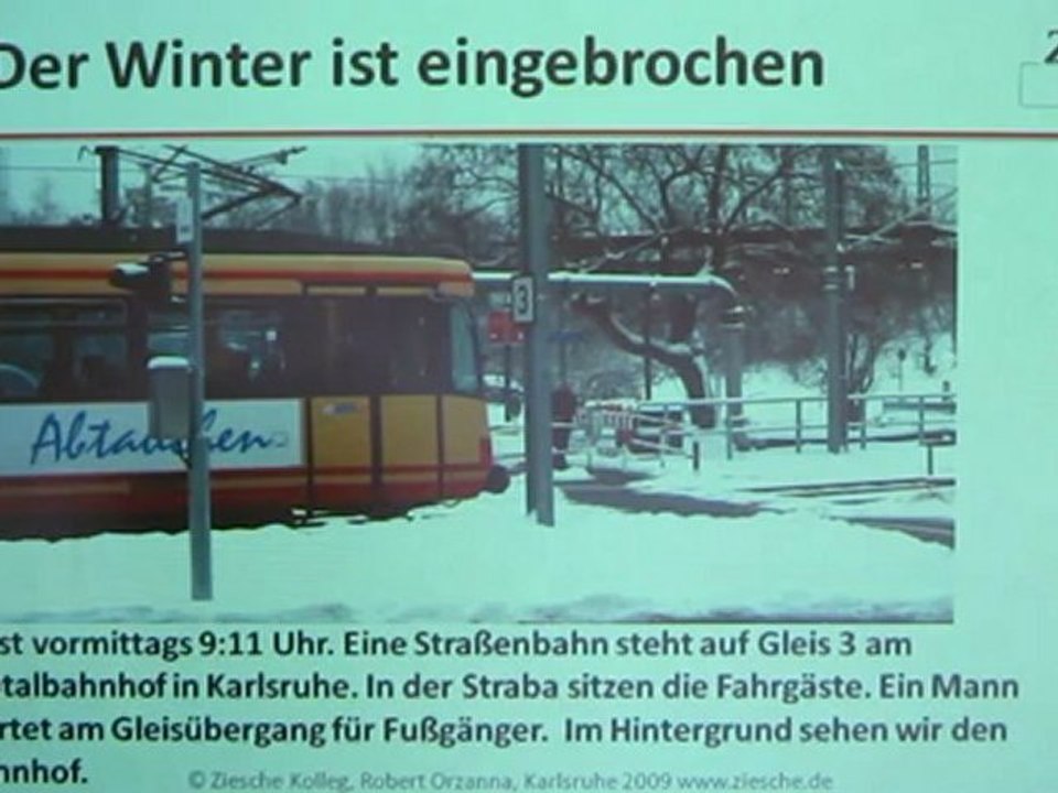 Deutsch lernen A1 Am Albtalbahnhof